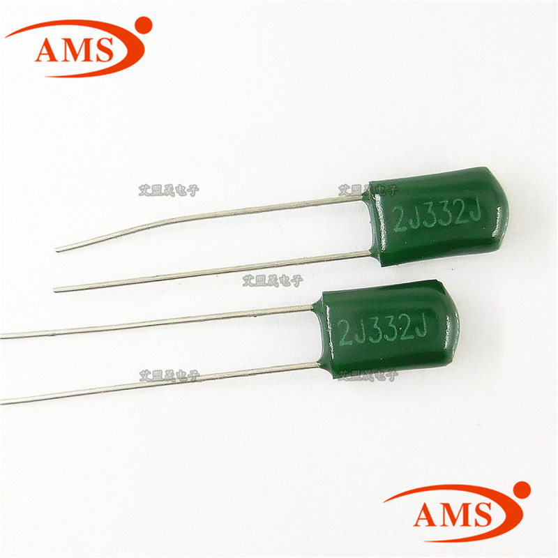 2J332J 332PF 3.3NF CL11绿色涤纶电容 全新现货 630V332J