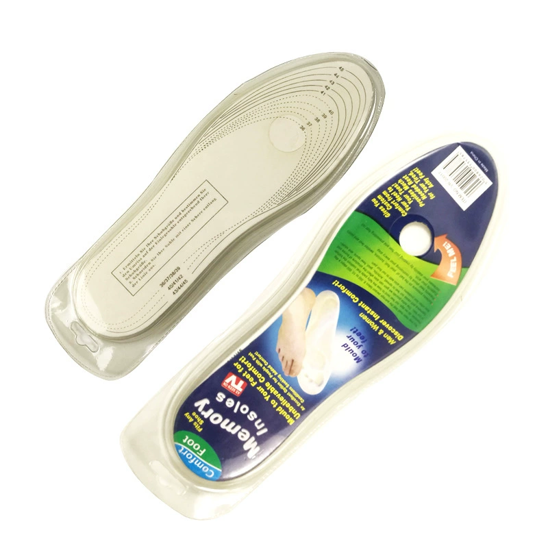 Трансграничные Внешнеторговые производители на складе могут разрезать стельки с губчатой памятью пространства стельки с медленным отскоком