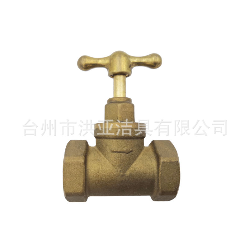 阀门厂家直销全铜旋塞式丝扣内螺纹截止阀 DN15管道流量控制水阀