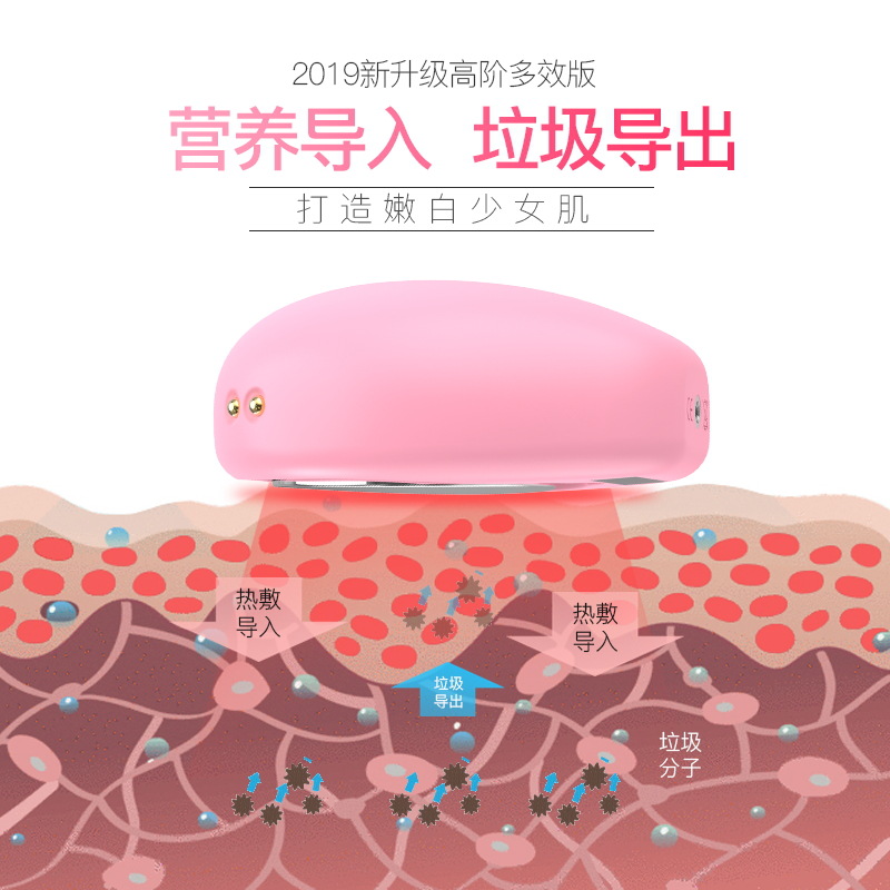 2019新款電子美容儀器彩光子家用導入儀冷熱精華面膜儀射頻潔面儀