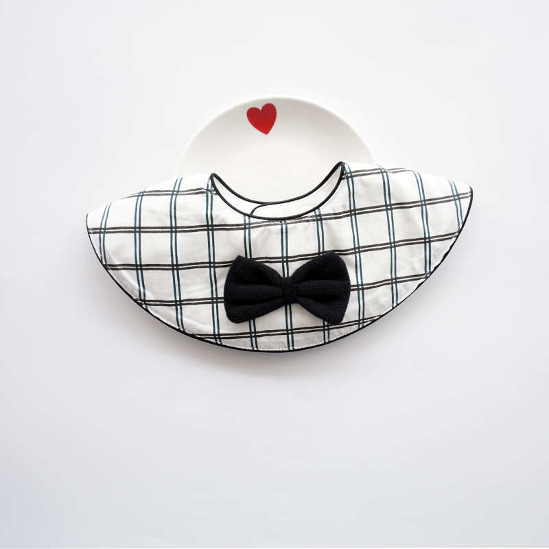 plaid big bow