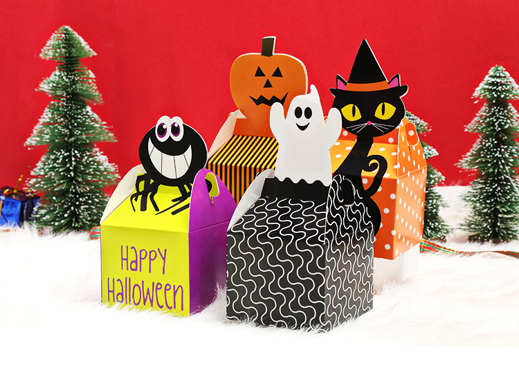 Paper Material Halloween Festival Halloween Pumpkin Cat Paper Party Gift Wrapping Supplies