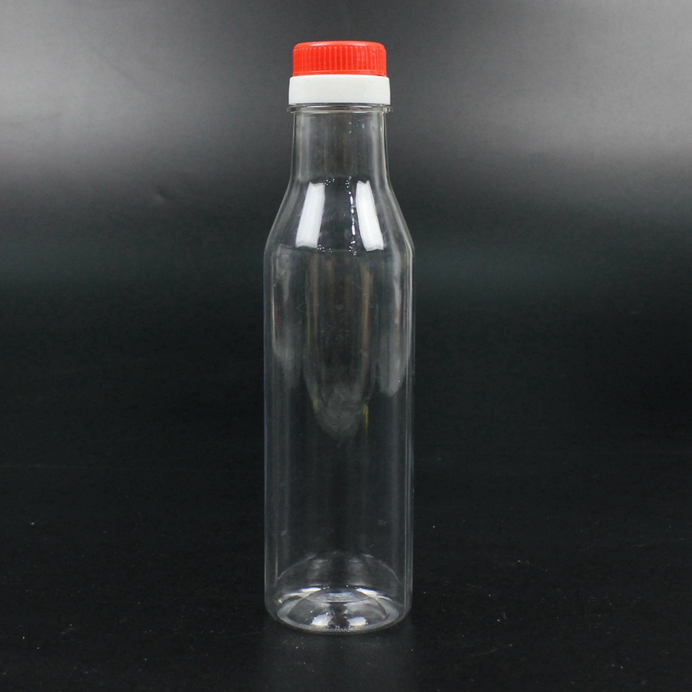 厂家定制款食品级塑料桶 透明pet样品t瓶水桶透明250ML小油瓶酒瓶