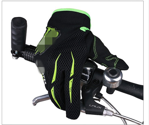 Motorcycle Riding Full Finger Gloves Bicycle Outdoor Riding Anti-Slip Racing Gloves Mountain Bike Gloves