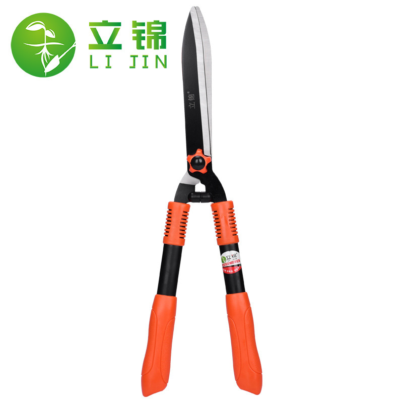 立锦园艺大枝剪绿篱剪绿化剪 修花修树剪草坪剪窄刃大头剪锰钢剪