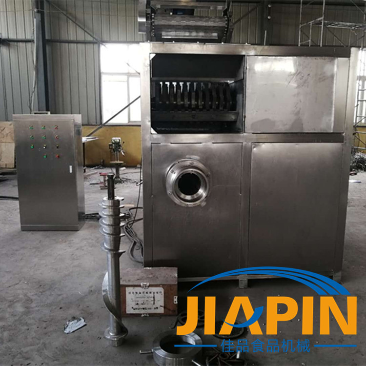 大型冻鸡盘破碎设备 商用鱿鱼冻板快速绞肉机器