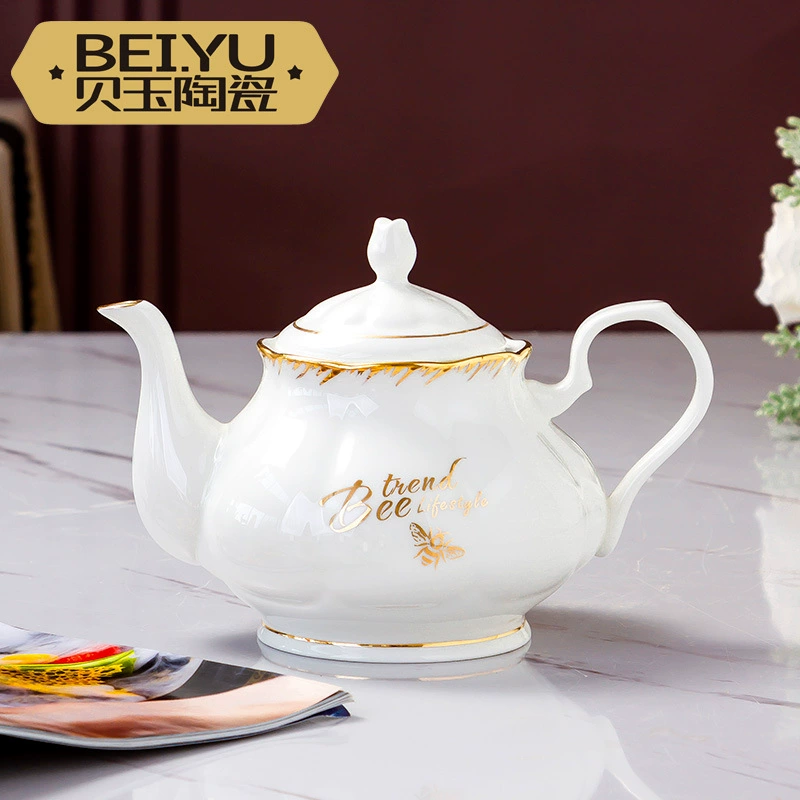 Керамический кофейник , послеполуденный чай, чайник, пчела