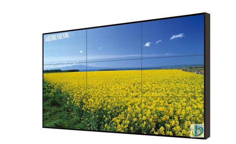 拼接墙玻璃 监控室钢化玻璃 无缝液晶屏用AG玻璃不反光效果特别好