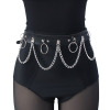 Decorations, belt, harness, chain, European style, punk style, internet celebrity