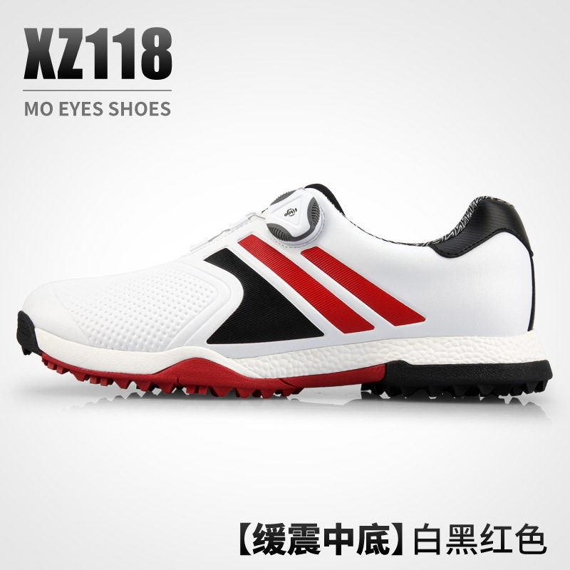 xz118 트위스트 버클 방수 신발 화이트 블랙 레드