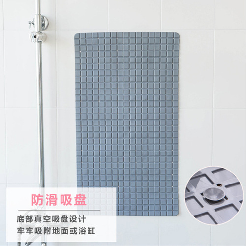 Original supply bathroom anti-slip mat shower foot mat plastic mat hotel bathroom anti-slip 38X69 dropshipping one piece