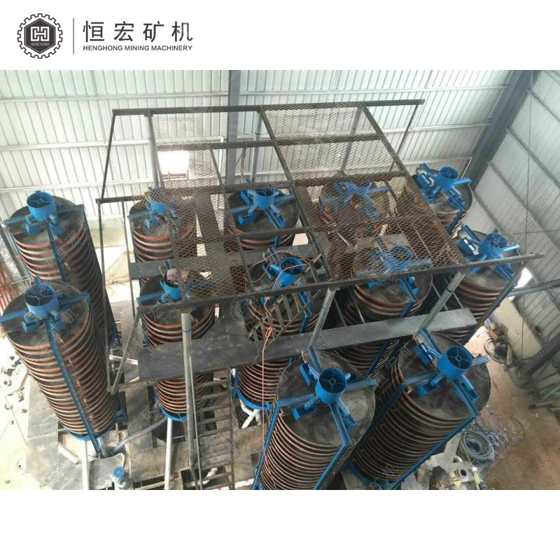 黄金矿螺旋溜槽选金溜槽锆石云南水力分选1200型选矿摇床广西