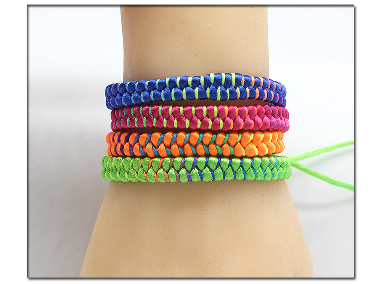 Ethnic Style Geometric Colorful Rope Braid Women's Bracelets display picture 1