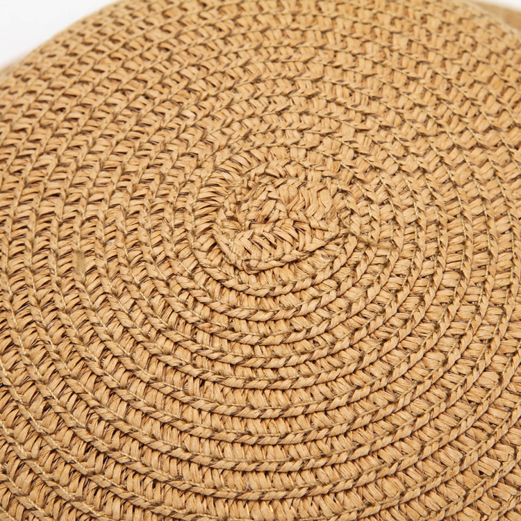 Cappello di paglia da donna a tesa larga per estate e mare_voghion.com