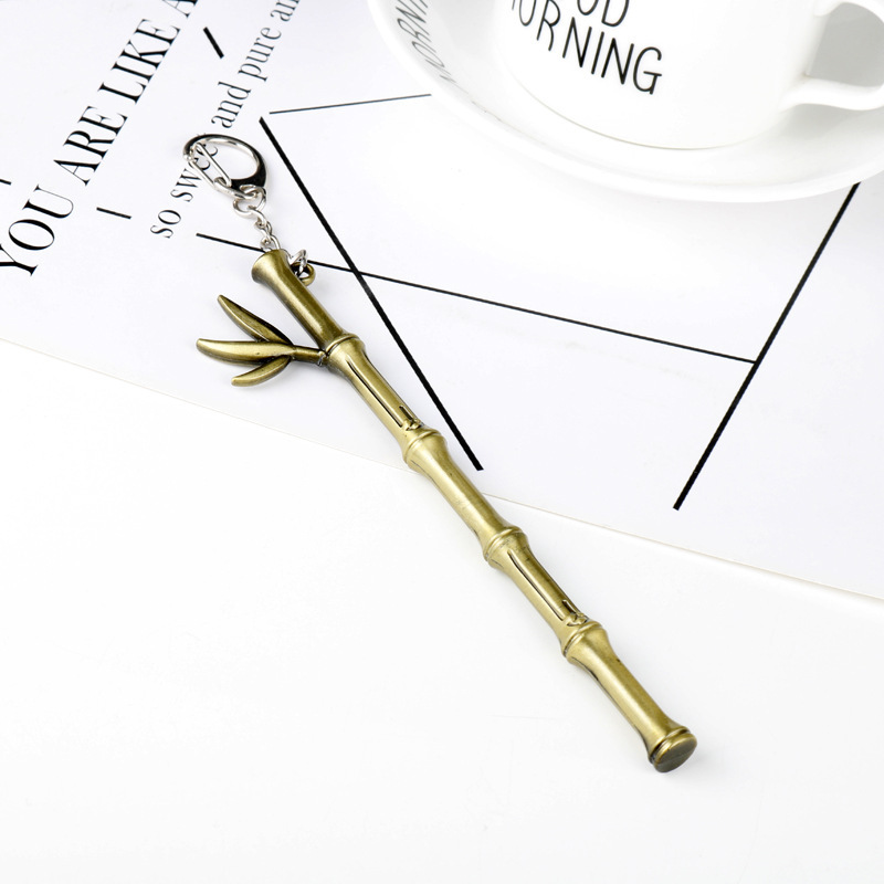 Bamboo Weapon Model Keychain