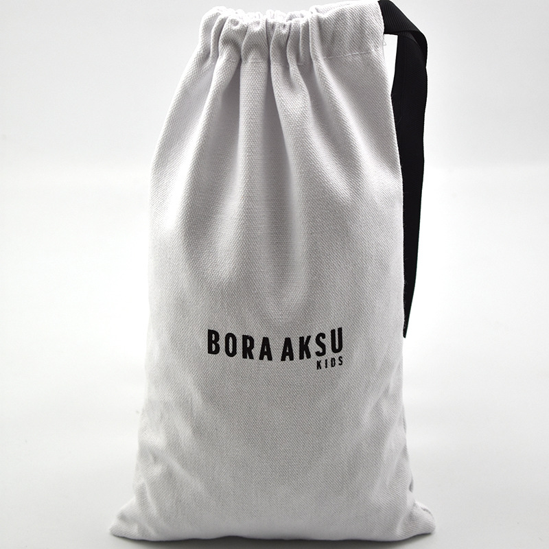 现货供应新款时尚帆布袋 饰品棉布鞋套收纳袋 10安半漂便携帆布袋