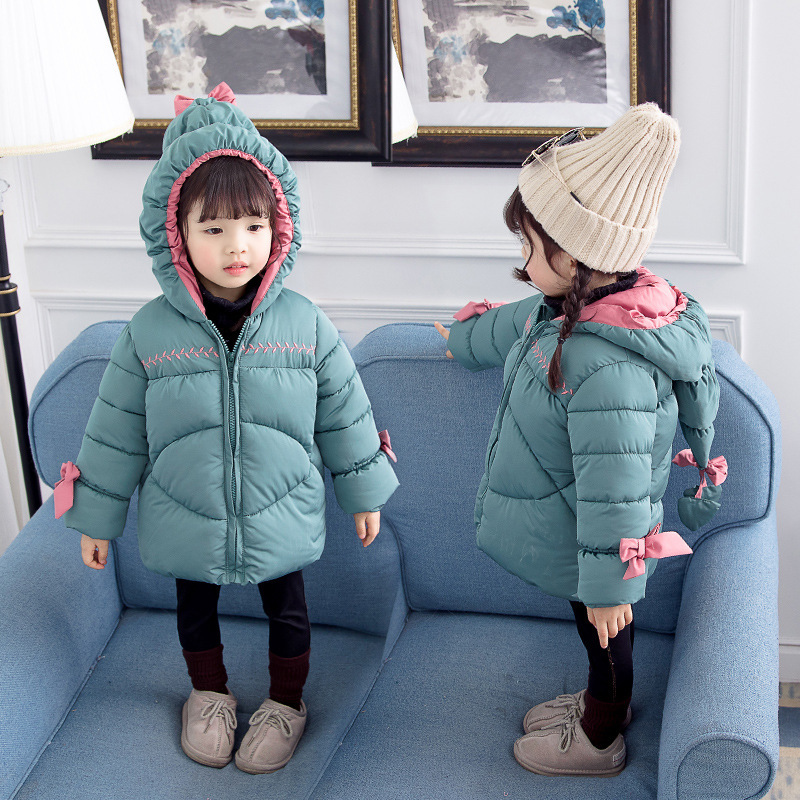 2020冬季新款手塞棉衣儿童女童尖帽子童宝宝外套加厚童防寒