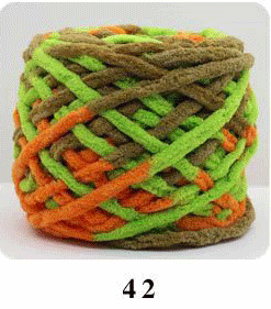 Tira de hielo hilo de una sola hebra de lana gruesa aguja de palo de tejer manta zapatillas hilo bufanda sombrero bufanda hilo de algodón fábrica al por mayor