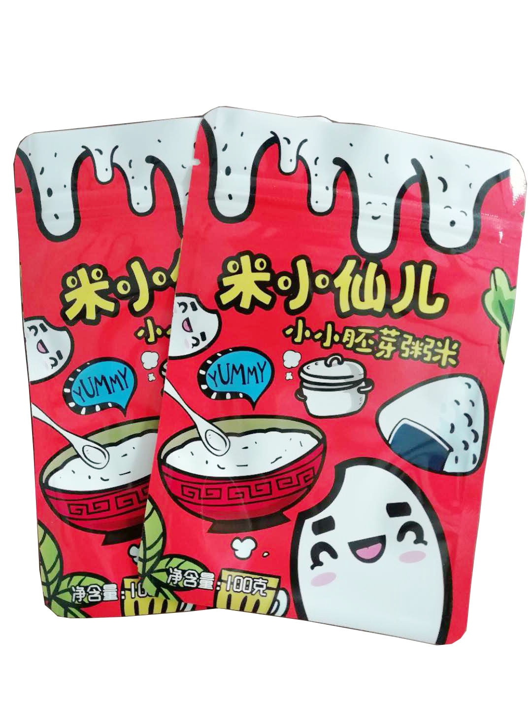 厂家定 制 米小仙儿塑料包装袋  三边封包装袋 支持定 制 量大从