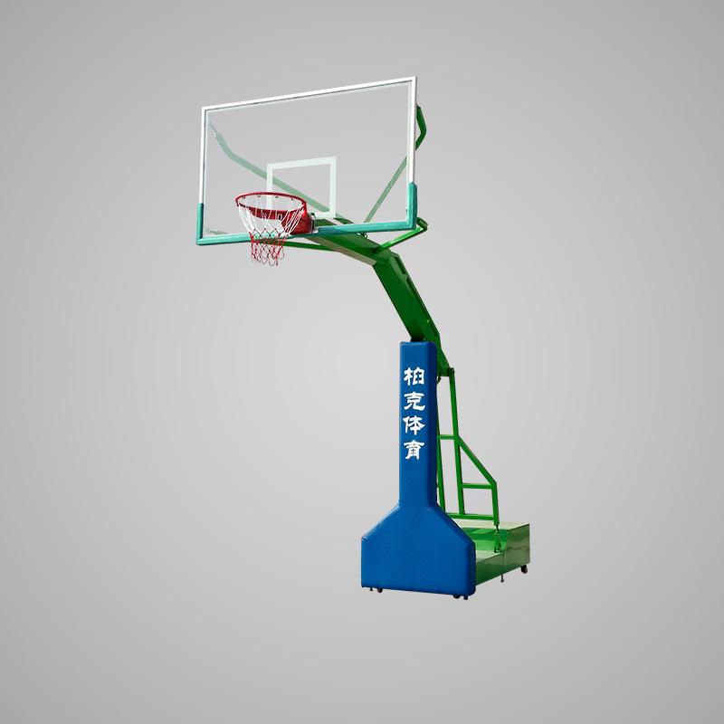 哪里有仿液压篮球架卖 珠海学校用的篮球架厂家 小区球场蓝球柱|ms