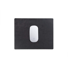 黑色PU皮革键盘鼠标垫 耐用皮革防水鼠标垫 个性定制单双面鼠标垫