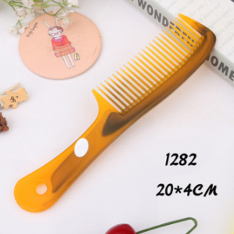 Thick Soft Plastic Jade Color Comb Ox Horn Comb Styling Comb Oxford Comb Cowhide Comb Gift