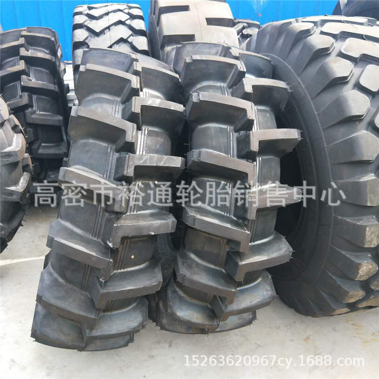 农用拖拉机轮胎14.9-24 半高花水田高花胎13.6 14.9-24-26-28-30