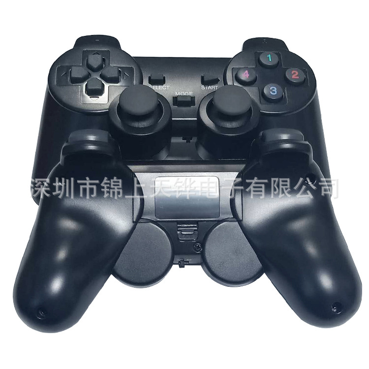 Control de juego USB doble inalámbrico 2.4G, vibración doble, compatible con TV, set-top box, PC y Android.