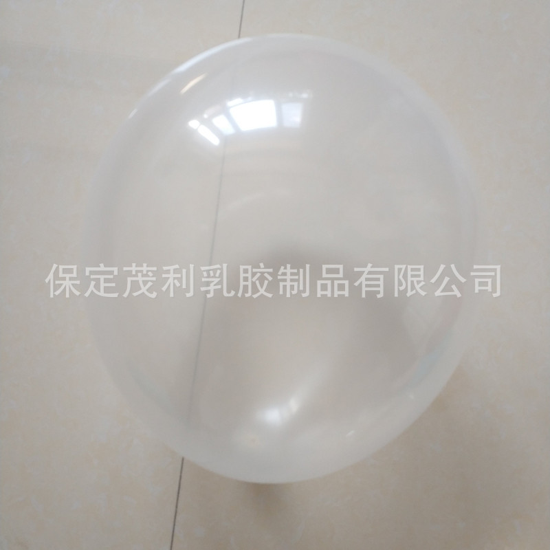 厂家直销12寸2.8克透明乳胶气球白色套球白皮气球球中球双层气球