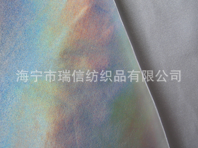 韩国工艺经编锦氨涤氨烫金 满版指纹点定位烫金 耐水洗泳装舞台服