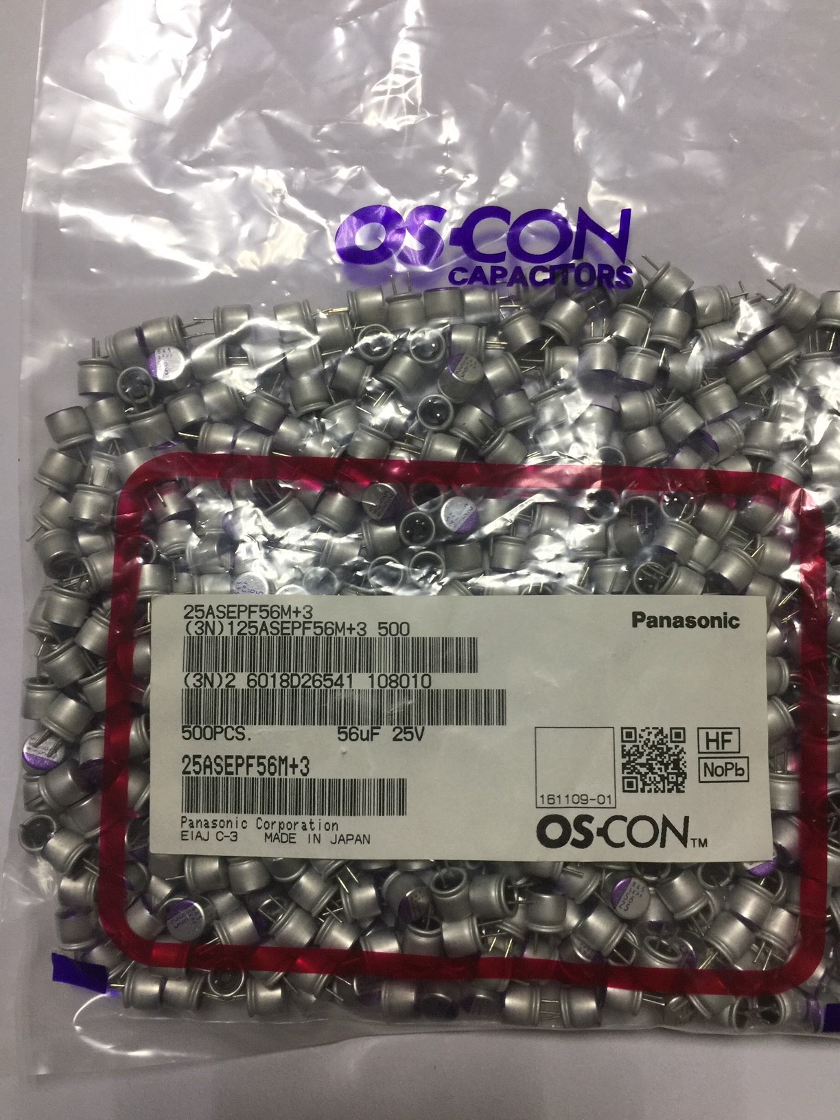 现货供应Panasonic固态电容25ASEPF56M+3