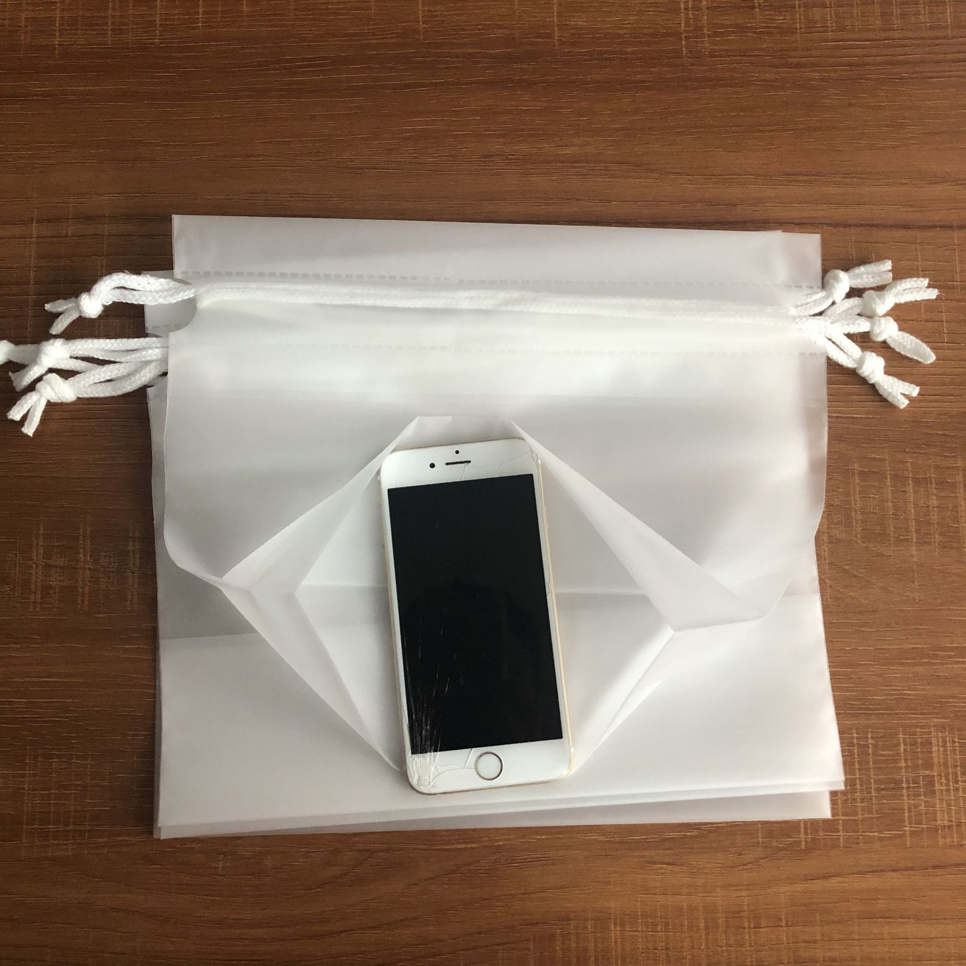 現貨棉柔巾抽繩袋磨砂半透明潔面巾束口拉繩袋洗臉巾包裝袋批發