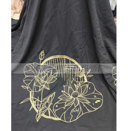 布料绣花加工 汉服图案样板开发 电脑绣花工厂 来料来样