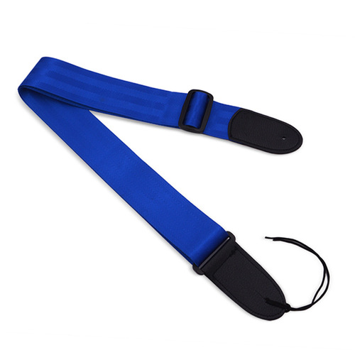 Folk guitar straps, acoustic guitar straps, electric guitar ukulele straps, nylon solid color cross-body straps wholesale