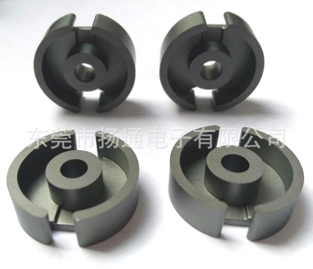 GU9变压器磁芯GU9罐型磁芯GU9铁氧体磁芯 有配套骨架出售