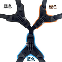 for gopro头盔支架下巴支架 摩托头盔大疆DJI/hero11/9/8小蚁配件