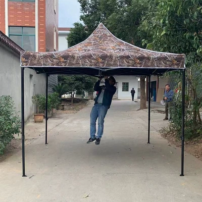 Forest Camouflage Tent Wild Jungle Survival Tent Hexagonal Tube Milk White Tent