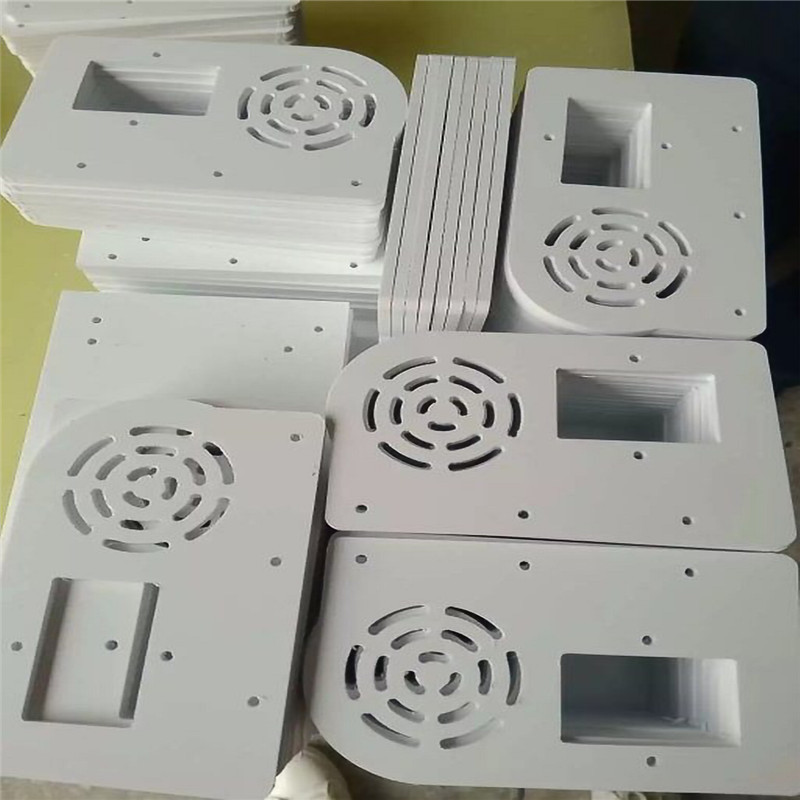 厂家订做PP PE ABS EVA塑胶板材异型加工激光切割压模成型|ru