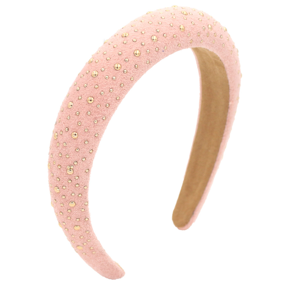 Bronzing Starry Headband For Women Hairpin Sponge Simple Headband Suppliers China display picture 16