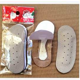 厂家批发 后跟贴 防磨脚 透气孔真牛皮后跟帖 高跟鞋鞋垫 脚跟贴