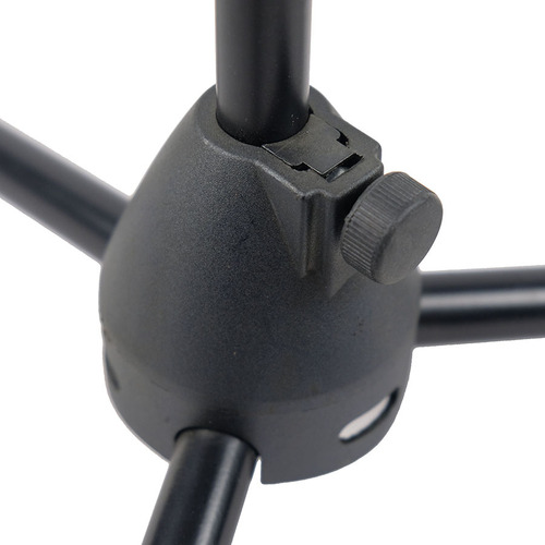 Microphone Stand Double Clamp Microphone Floor Stand Adjustable Height Portable Microphone Floor Stand