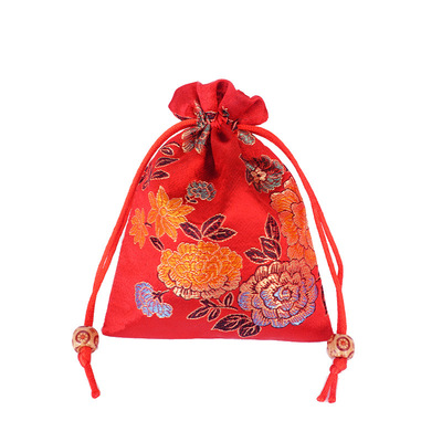 Manufactor wholesale Silk brocade Beam port Cloth bags Chinese style gift Chinese medicine package spice Sachet Jewelry Packaging bag
