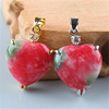 Fuchsia pendant jade heart-shaped for beloved, wholesale