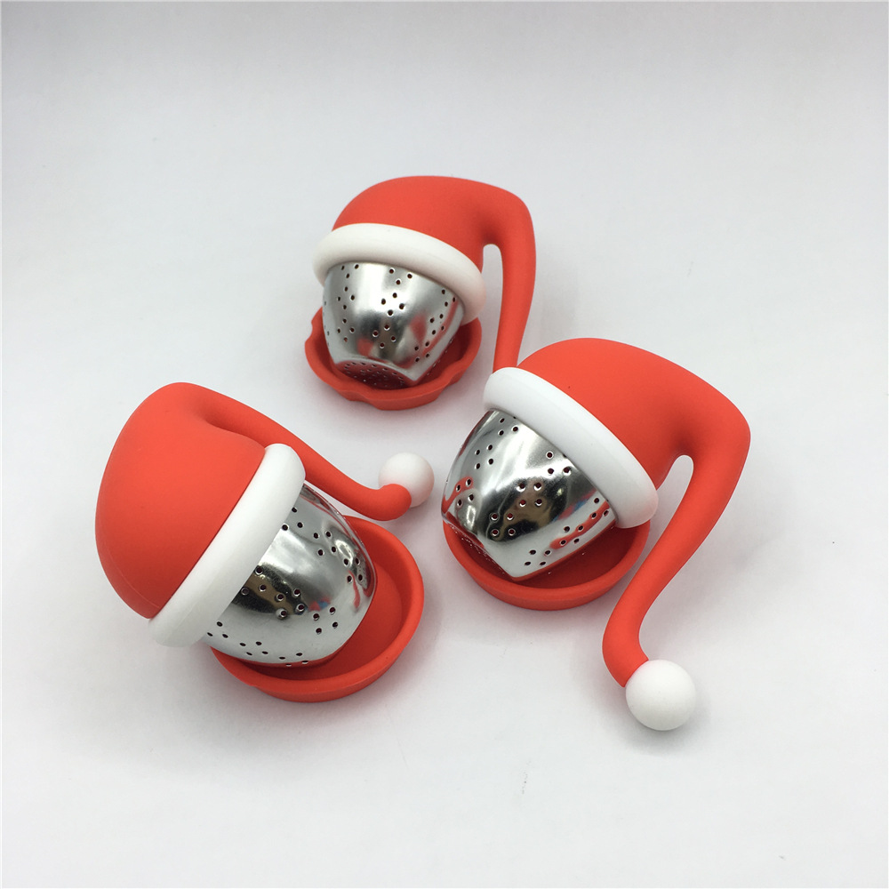 圣诞帽茶漏 Christmas hat tea infuse