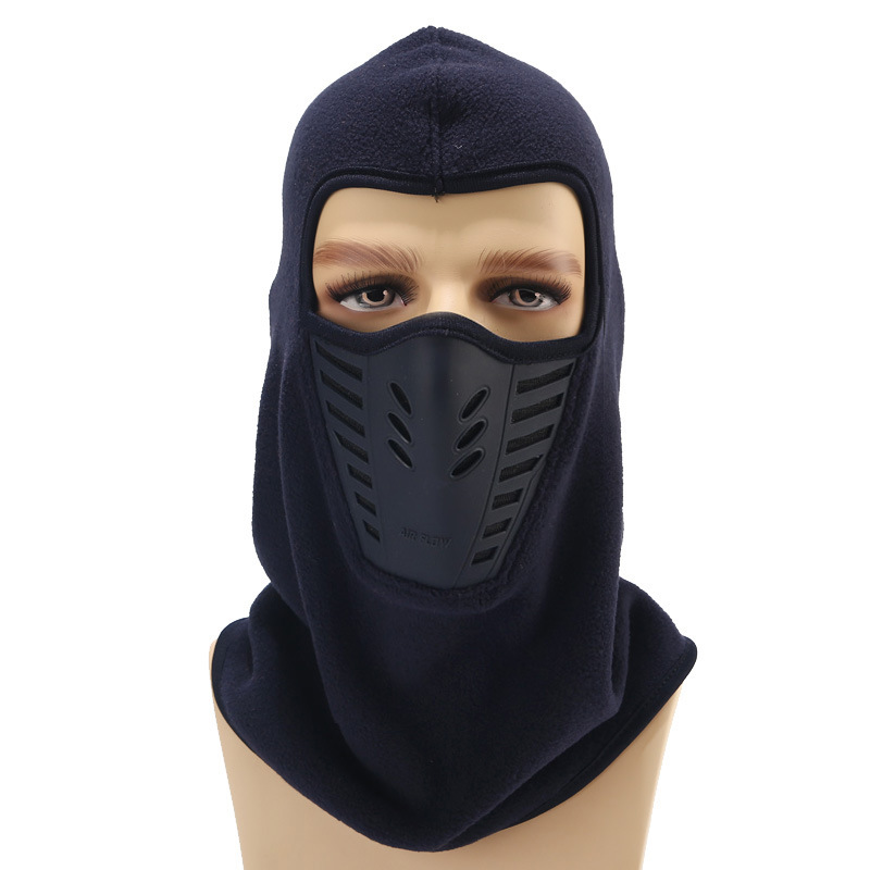 Pulover din fleece polar, mască de toamnă și iarnă pentru exterior, căciulă de călărie, protecție pentru față, căciulă rezistentă la frig și căciulă caldă_voghion.com