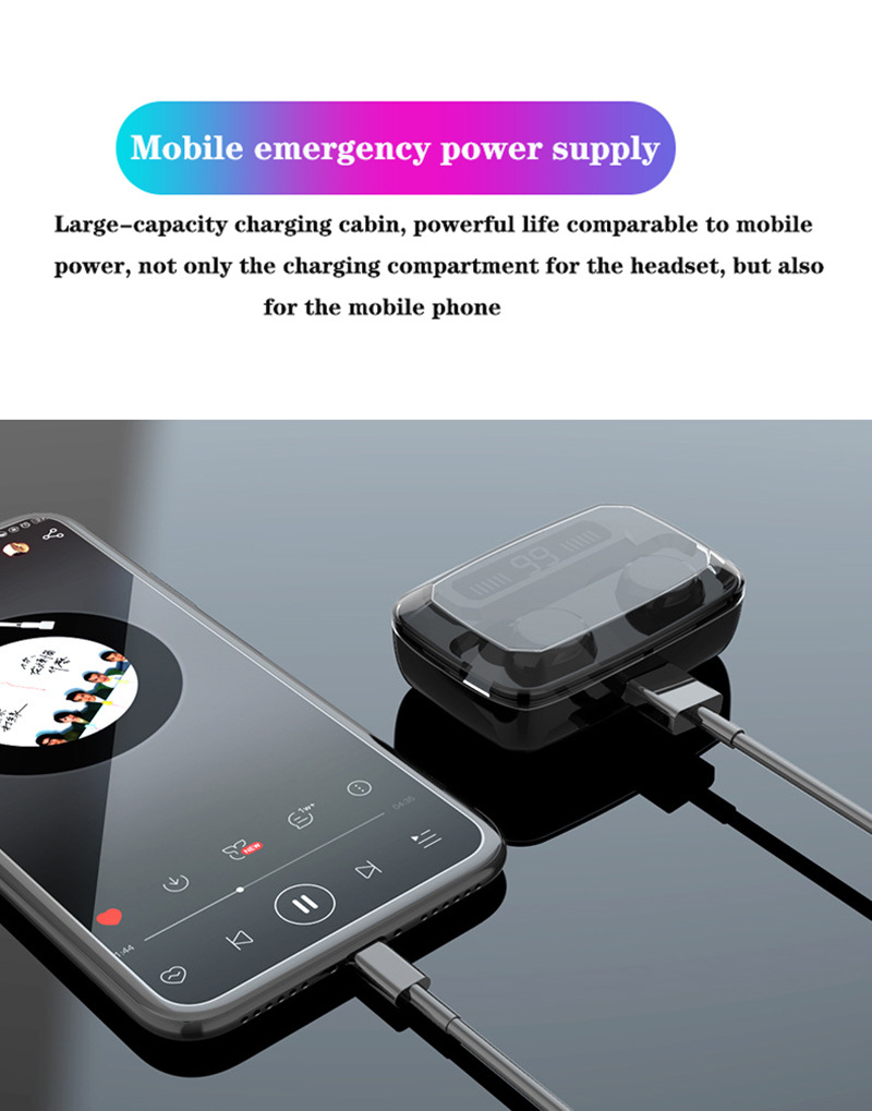 M11 TWS Bluetooth Earphones Charging Case
