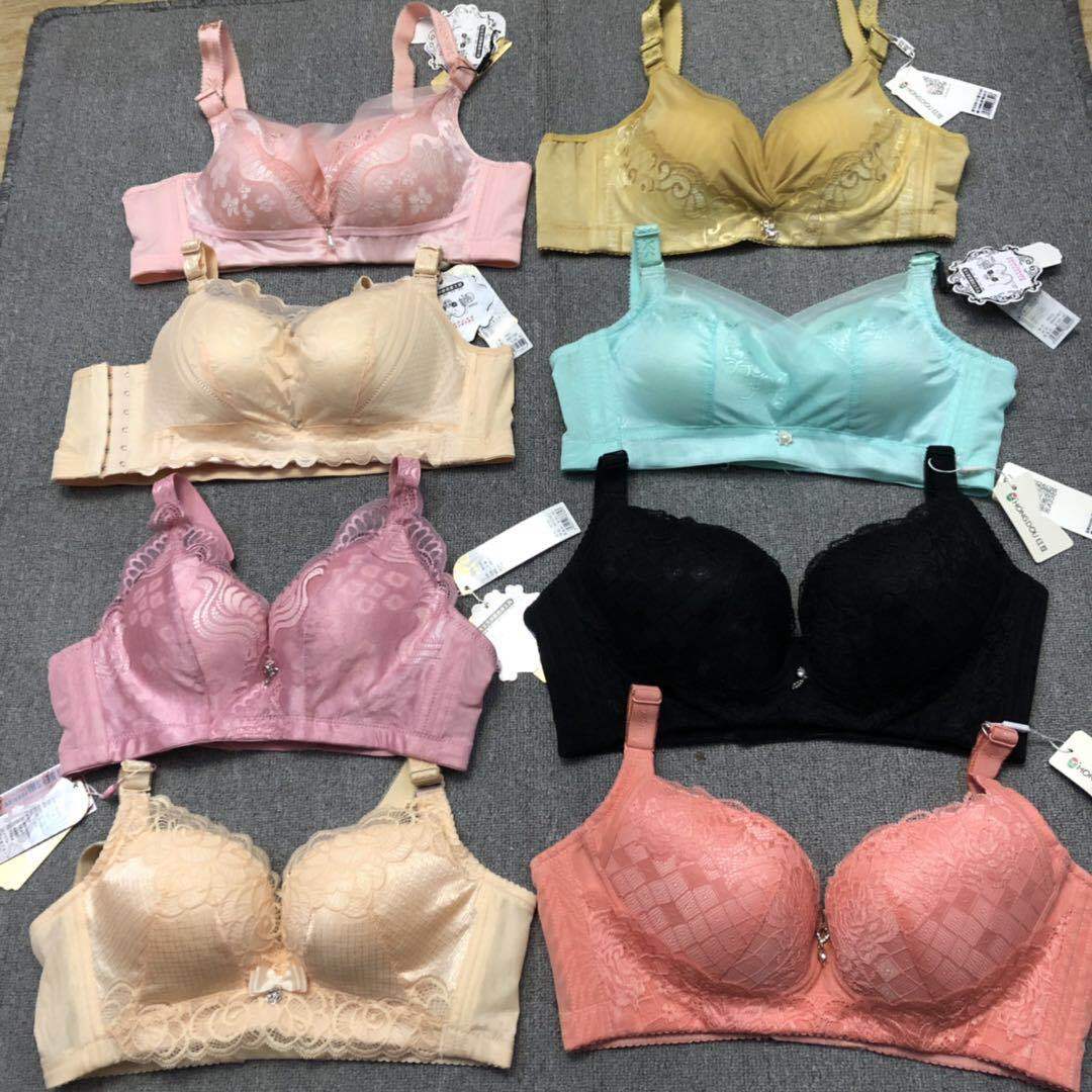 特价高档杂款多色无钢圈女士内衣聚拢调整型胸罩三四排扣聚拢文胸-阿里巴巴