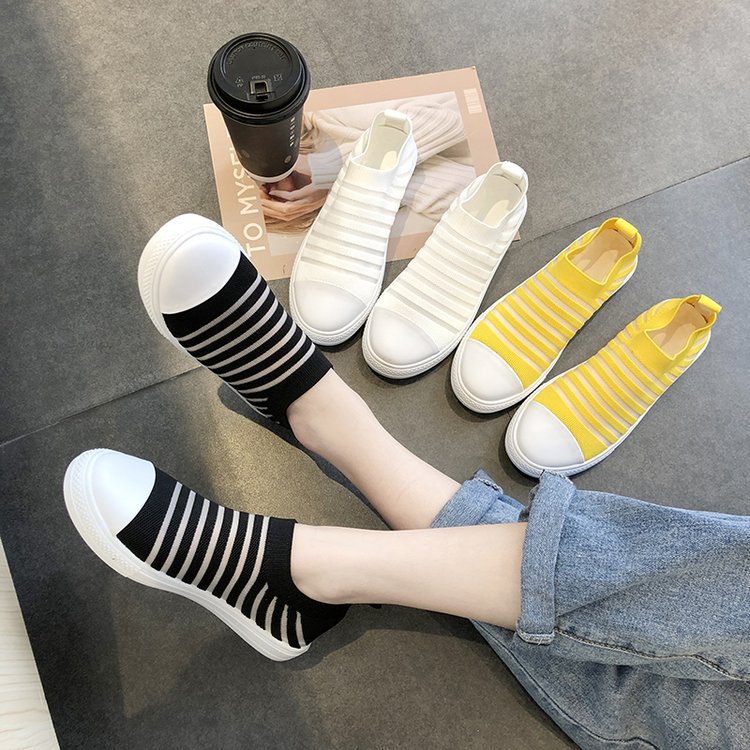 Single shoe girl 2019 new pattern summer fashion Mesh cloth ventilation Women's Shoes Low-heel Flat bottom non-slip Casual shoes One piece On behalf of