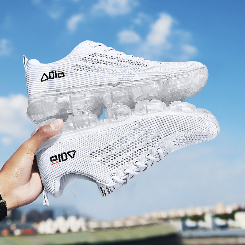 透气跑鞋2019年夏季新款运动男鞋低帮休闲鞋运动气垫潮流跑步鞋|ru