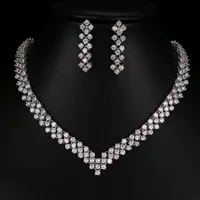 Серьги, ожерелье, цепочка, модный набор, украшения, японский и корейский стиль, прямые продажи фабрики, корейский стиль